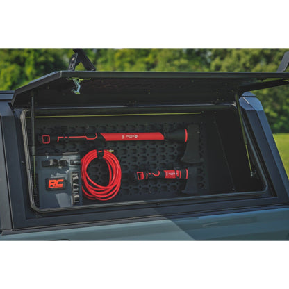 ROUGH COUNTRY | Bed Cap Molle Panel Side Storage Bin  Drivers Side  Jeep Gladiator JT (20-26) | 734054