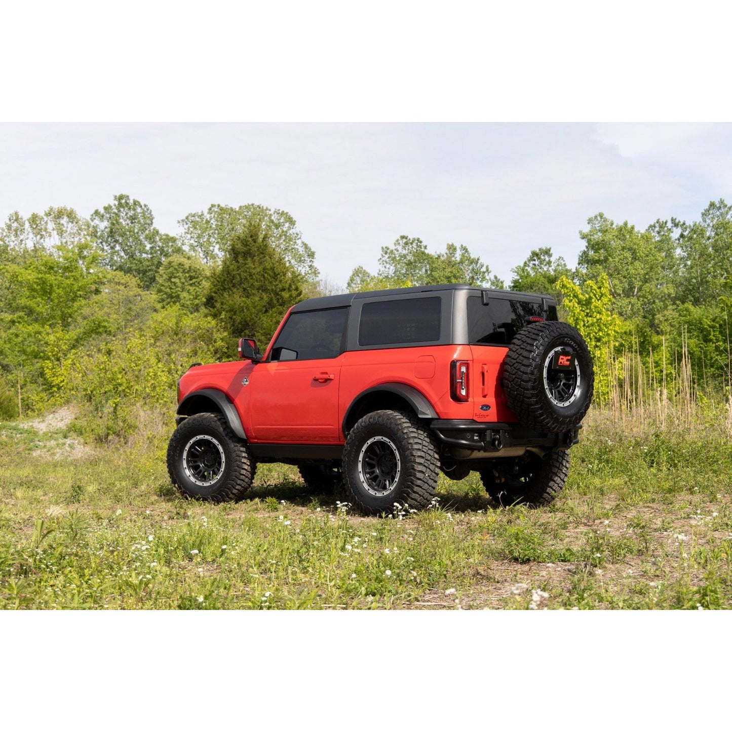 ROUGH COUNTRY Rear Bumper | Tubular | Ford Bronco 4WD (2021-2025) | 51210