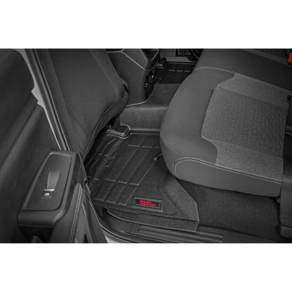 ROUGH COUNTRY Sure-Fit Floor Mats | Front & Rear | Crew | Ford Ranger 2WD/4WD (2024-2025) | SM51003