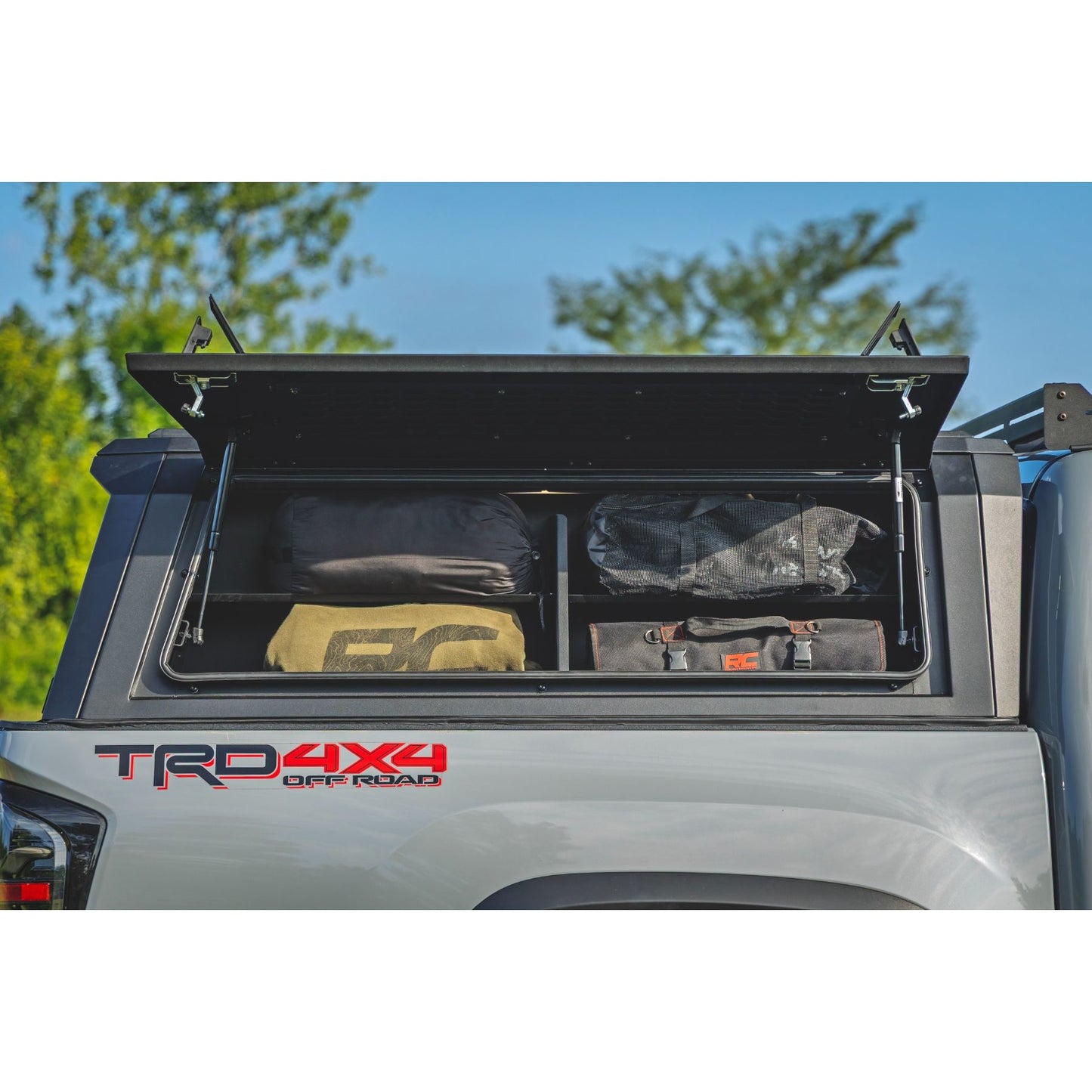 ROUGH COUNTRY | Bed Cap Side Shelf Storage Bin  Passengers Side  Toyota Tacoma (16-23) | 734065