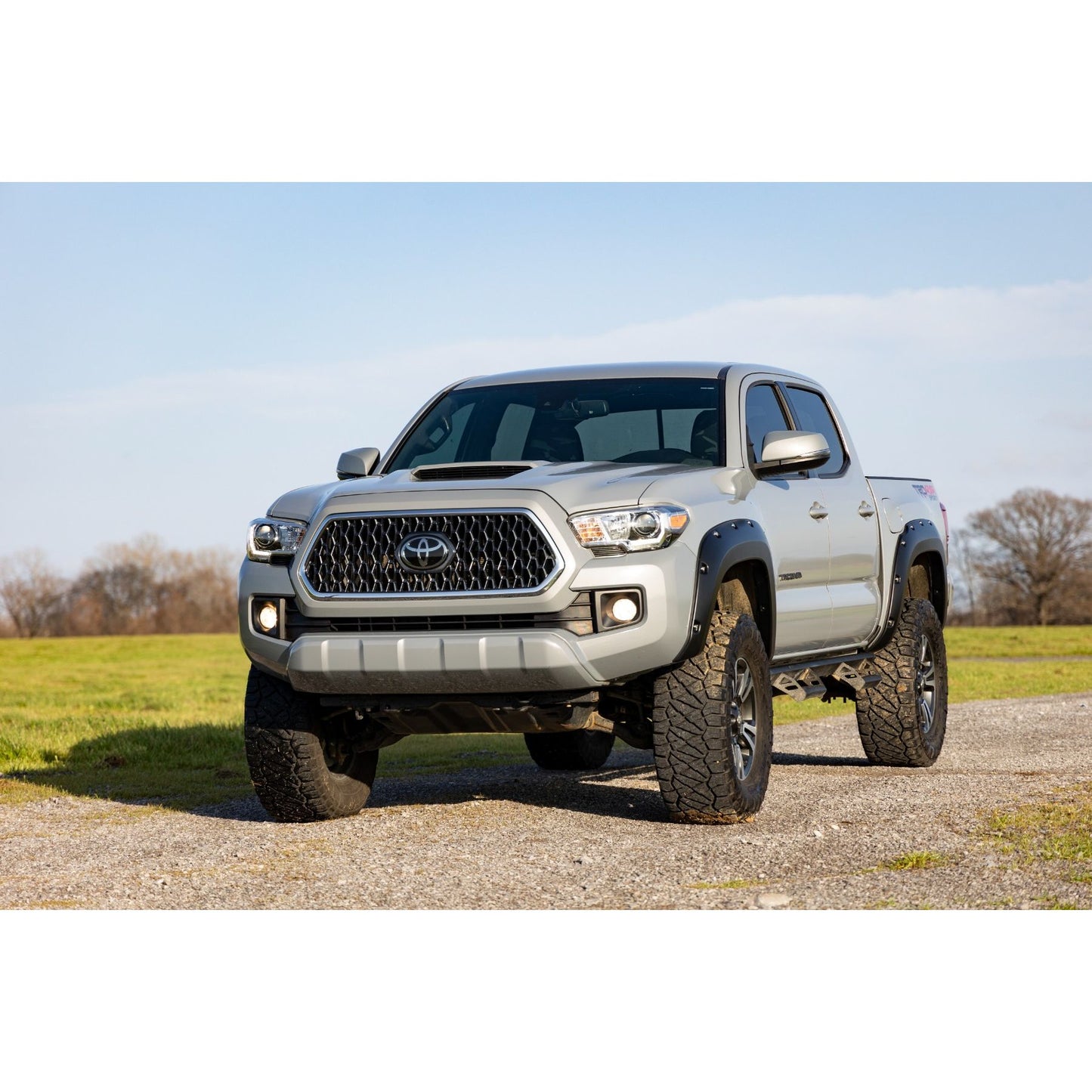 ROUGH COUNTRY Pocket Fender Flares | 8W2 Cavalry Blue | Toyota Tacoma 2WD/4WD (2016-2023) | F-T11621A-8W2