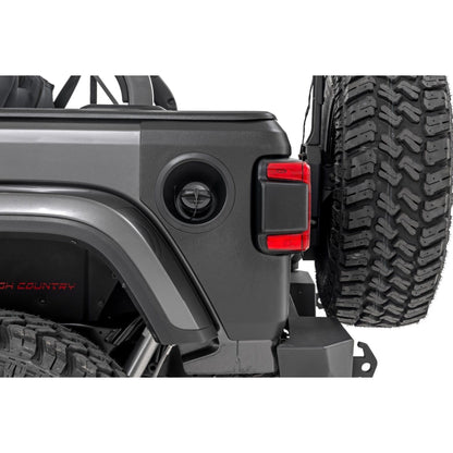 ROUGH COUNTRY Trail Cladding | Rear Corners | Jeep Wrangler JL/Wrangler Unlimited (18-25) | TC13026