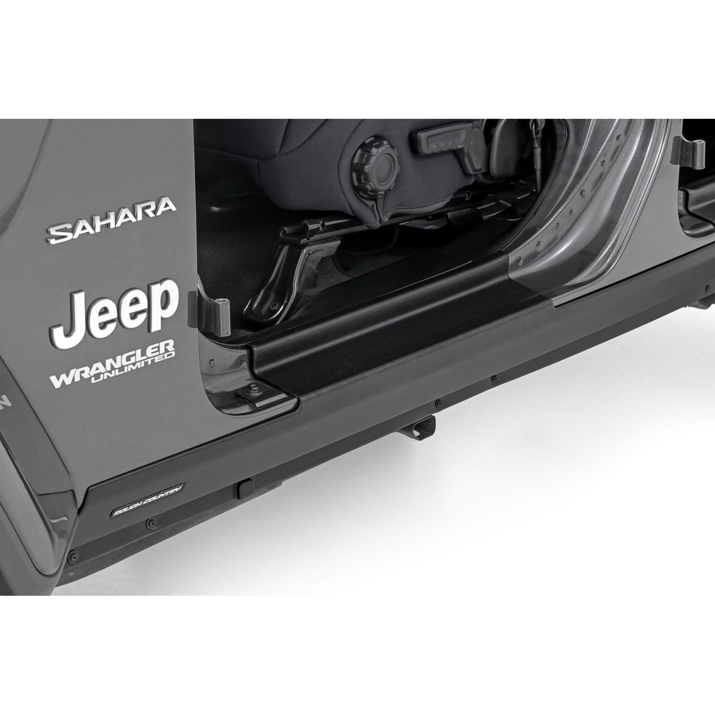 ROUGH COUNTRY Trail Cladding | Rocker Sill Plates | Jeep Wrangler Unlimited 4WD (2018-2025) | TC13024