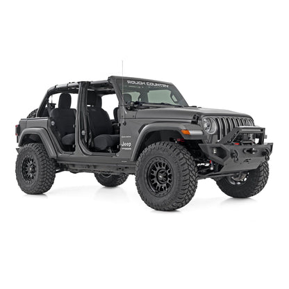ROUGH COUNTRY Trail Cladding | Rocker Sill Plates | Jeep Wrangler Unlimited 4WD (2018-2025) | TC13024