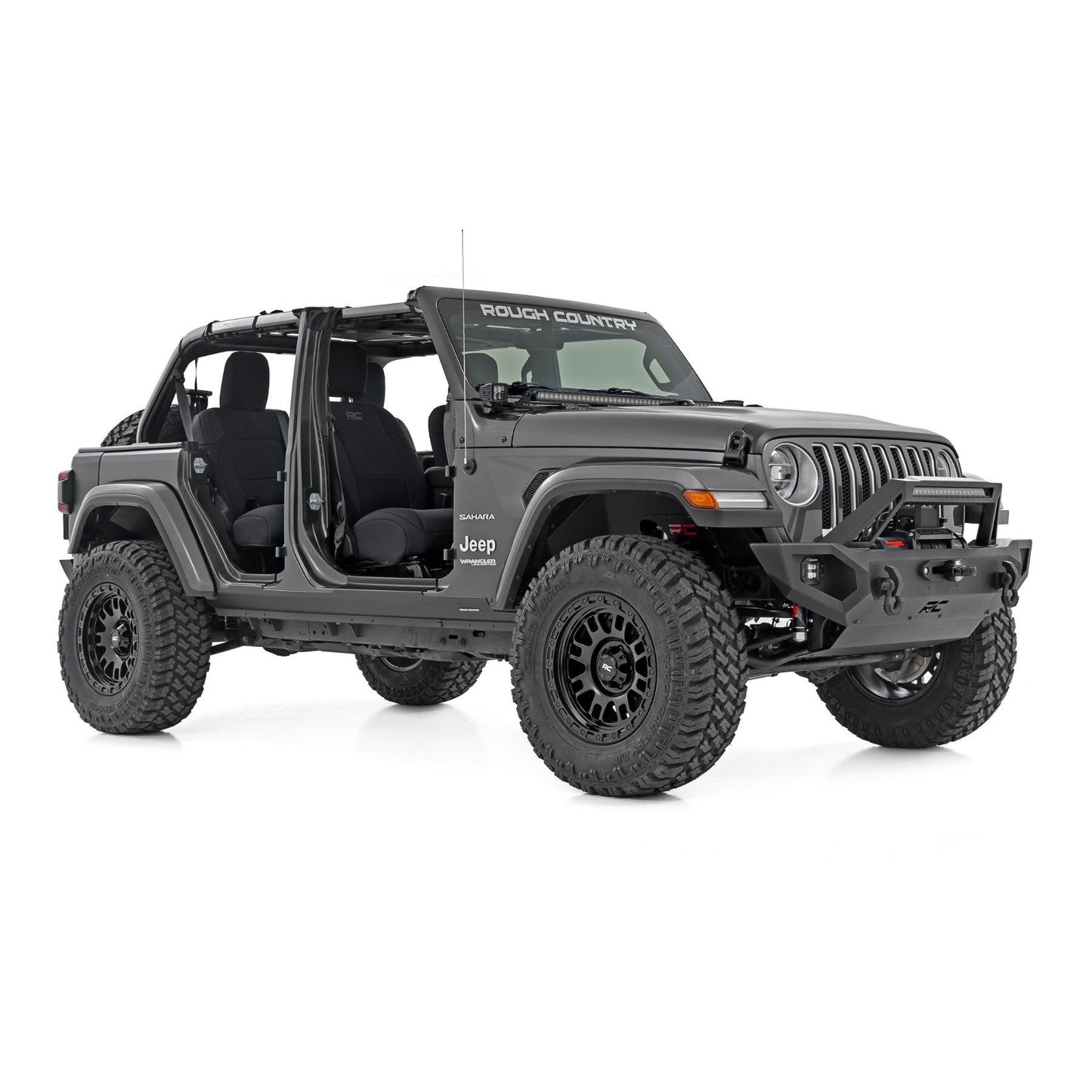 ROUGH COUNTRY Trail Cladding | Hood Protector | Jeep Wrangler JL/Wrangler Unlimited (18-25) | TC105202