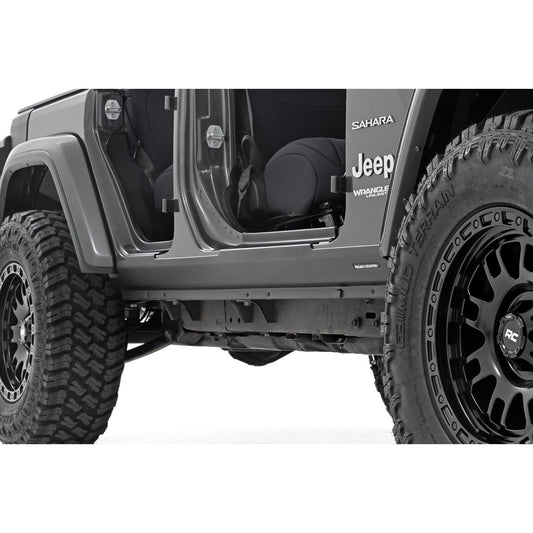 ROUGH COUNTRY Trail Cladding | Rocker Sill Plates | Jeep Wrangler Unlimited 4WD (2018-2025) | TC13024