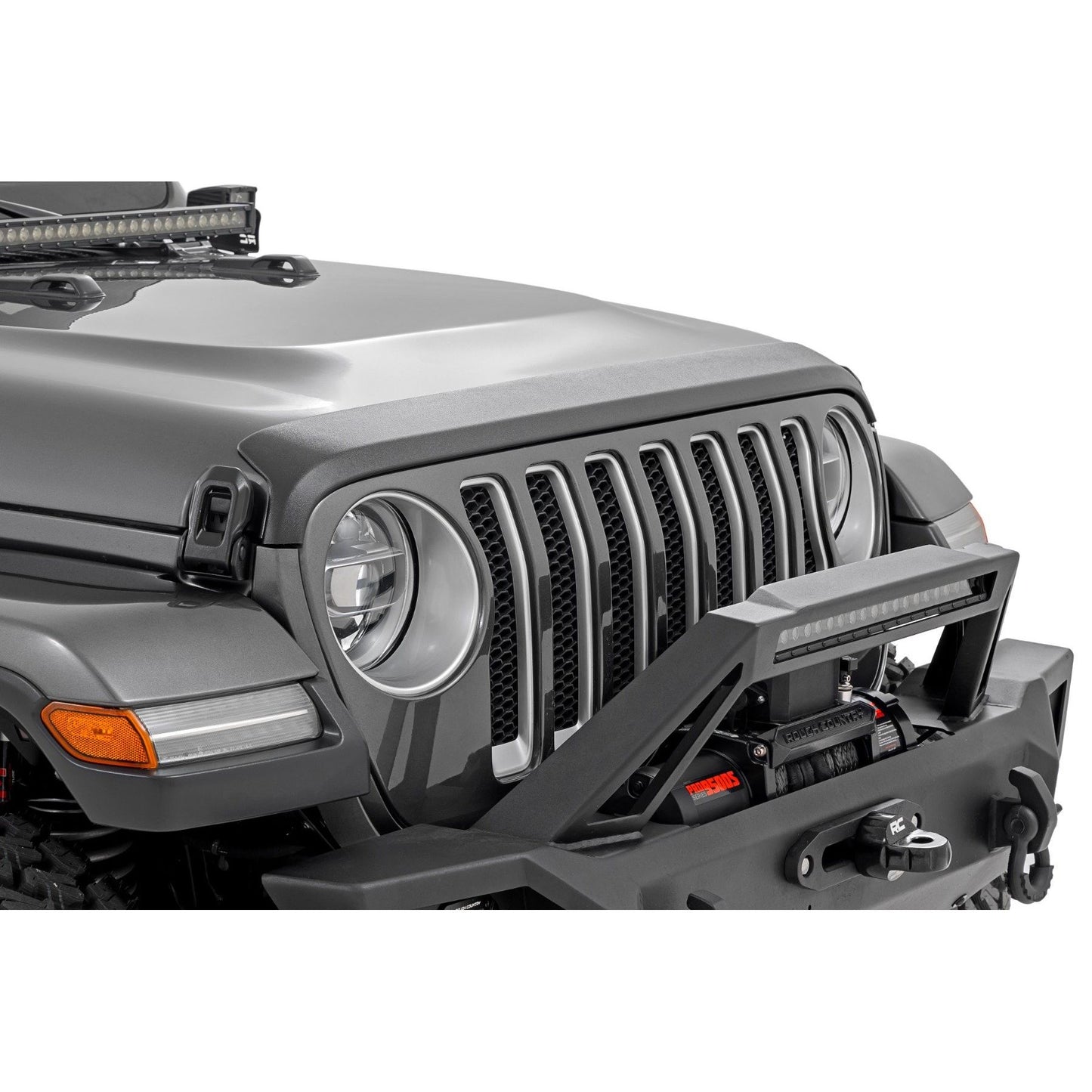 ROUGH COUNTRY Trail Cladding | Hood Protector | Jeep Wrangler JL/Wrangler Unlimited (18-25) | TC105202