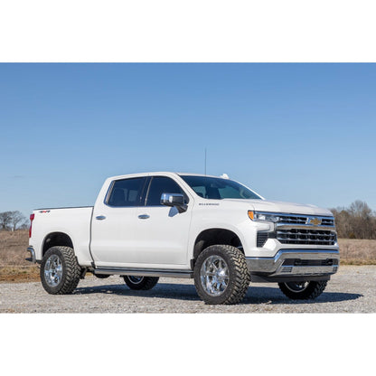 ROUGH COUNTRY | 3.5 Inch Lift Kit  M1  Rear Mono Leaf  Chevy Silverado 1500 2WD/4WD (25-26) | 28240RED_A
