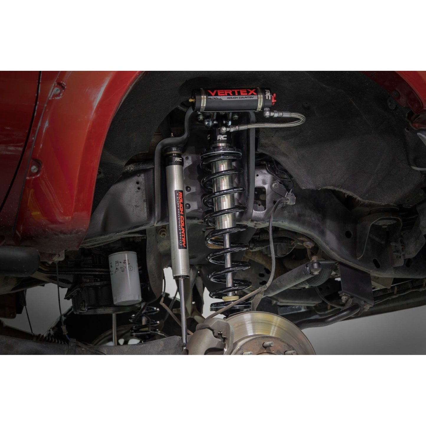 ROUGH COUNTRY 4.5 Inch Coilover Conversion Upgrade Kit | Vertex/V2 | Ford F-250/F-350 Super Duty (05-22) | 50011