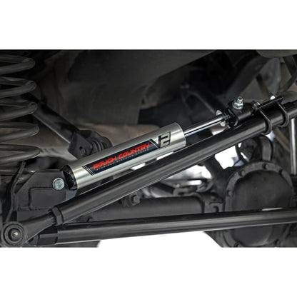 ROUGH COUNTRY | HD Steering Kit  V2 Stabilizer Combo  Jeep Cherokee XJ/Comanche MJ/Wrangler TJ | 10613V2