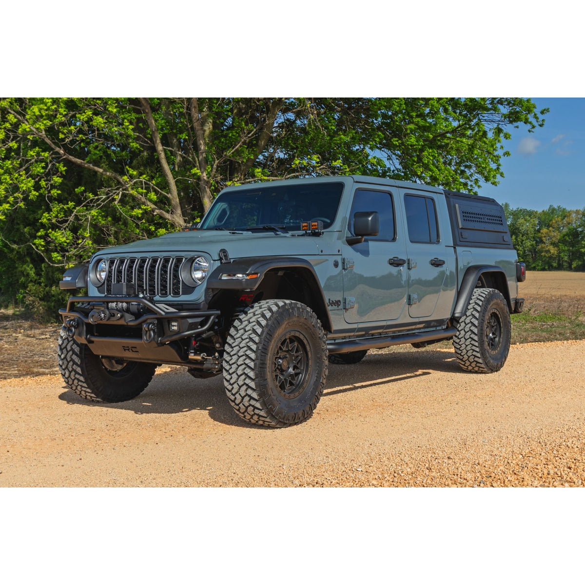 ROUGH COUNTRY RCS43005 43005 Nerf Steps 3-" Tube Jeep Gladiator JT 2020-26