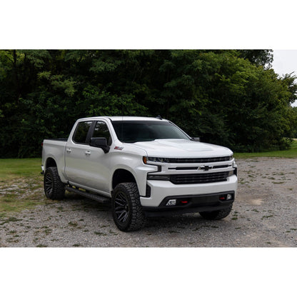ROUGH COUNTRY Hood Scoop | GJI Shadow Gray | Chevy Silverado 1500 2WD/4WD (2019-2026 & Classic) | HS10010-GJI