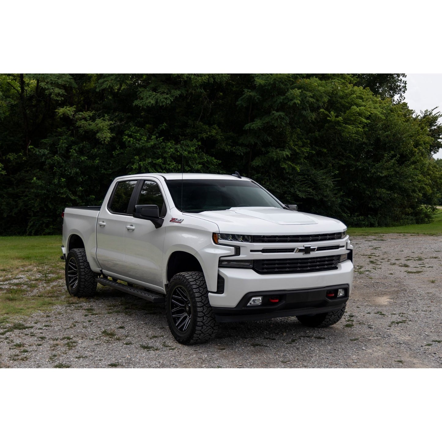 ROUGH COUNTRY Hood Scoop | GA0 North Sky Blue | Chevy Silverado 1500 2WD/4WD (2019-2026 & Classic) | HS10010-GA0