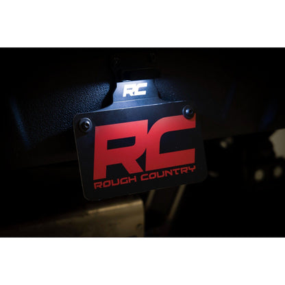 ROUGH COUNTRY Universal License Plate Bracket | LED Lighted | 99058