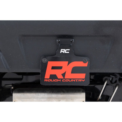 ROUGH COUNTRY Universal License Plate Bracket | LED Lighted | 99058