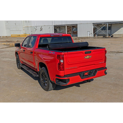 ROUGH COUNTRY Hard Roll Up Bed Cover | 5'10" Bed | Chevy/GMC Sierra 1500 (19-26)/Silverado 1500 (19-26)  | 50120580