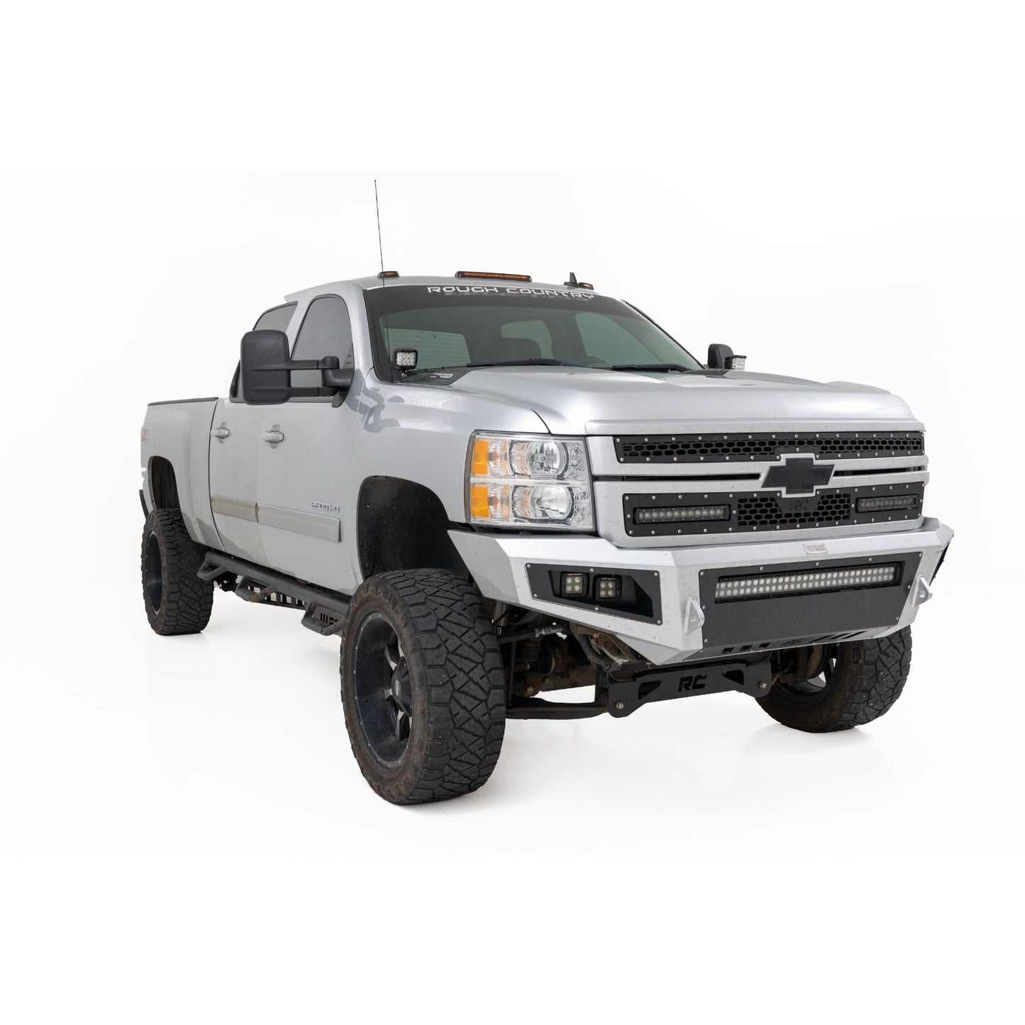 ROUGH COUNTRY LED Light Kit | Ditch | 2" Spectrum Pair | Spot | Chevy 1500 & Chevy/GMC 2500HD/3500HD (07-14) | 82059