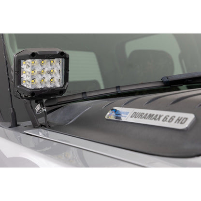 ROUGH COUNTRY LED Light Kit | Ditch Mount |  3" OSRAM | Wide | Chevy 1500 & Chevy/GMC 2500HD/3500HD (07-14) | 71062