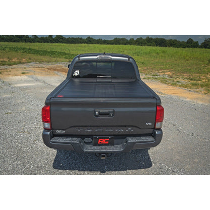 ROUGH COUNTRY Hard Roll Up Bed Cover | 5' Bed | Toyota Tacoma 2WD/4WD (2016-2023) | 50420500