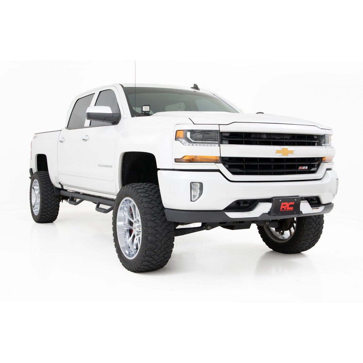 ROUGH COUNTRY LED Ditch Light Kit | 3in OSRAM Pair | Wide | Chevy/GMC 1500 (14-18 & Classic) | 71056