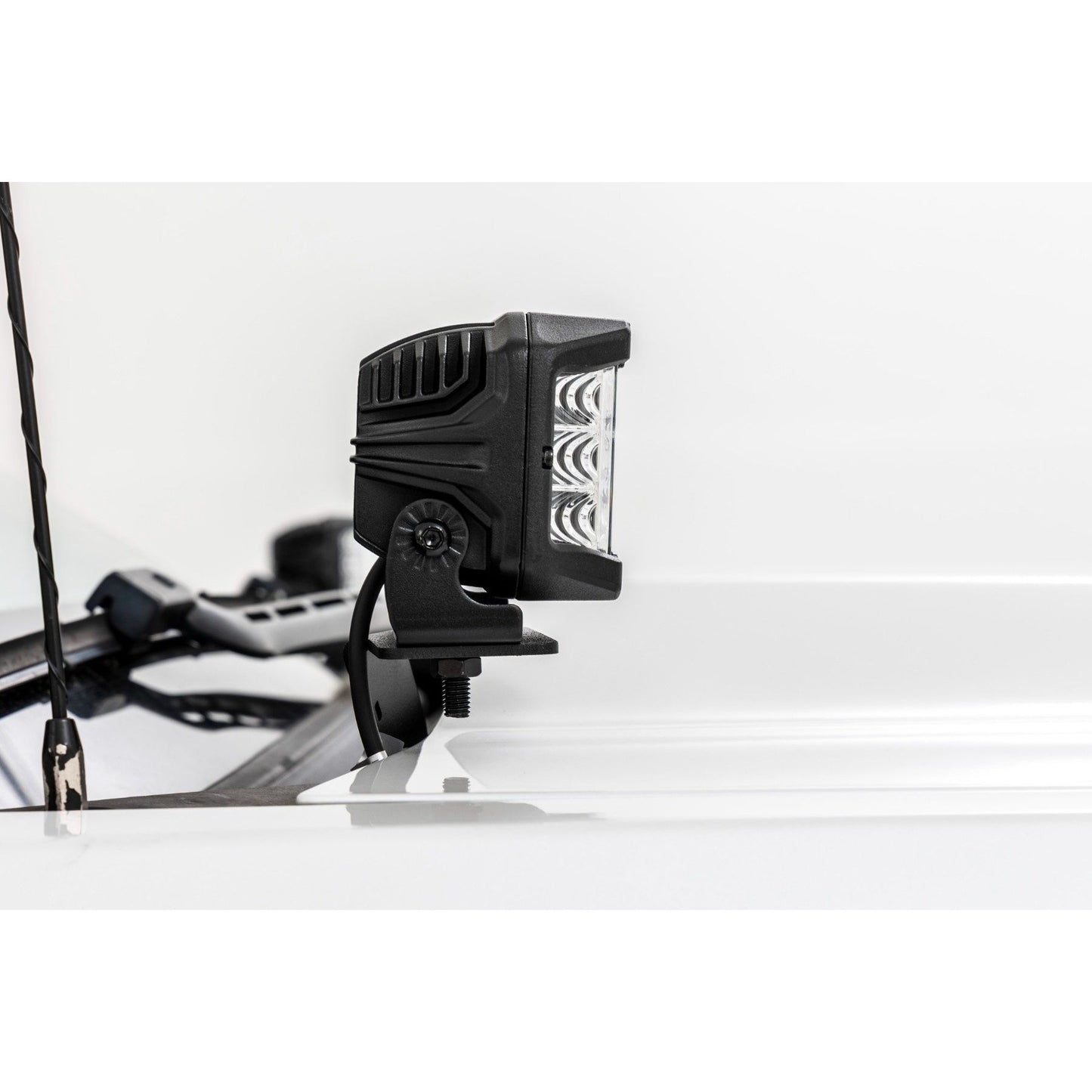 ROUGH COUNTRY LED Ditch Light Kit | 2in Black Pair | Spot | Chevy/GMC 1500 (14-18 & Classic) | 71052