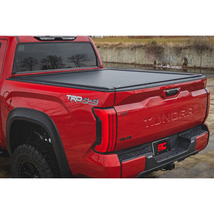 ROUGH COUNTRY Powered Retractable Bed Cover | 5'7" Bed | Toyota Tundra 2WD/4WD (2022-2025) | 51514551