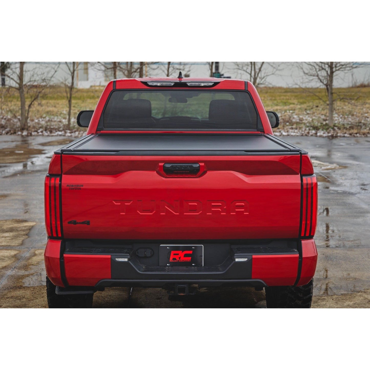 ROUGH COUNTRY Powered Retractable Bed Cover | 5'7" Bed | Toyota Tundra 2WD/4WD (2022-2025) | 51514551