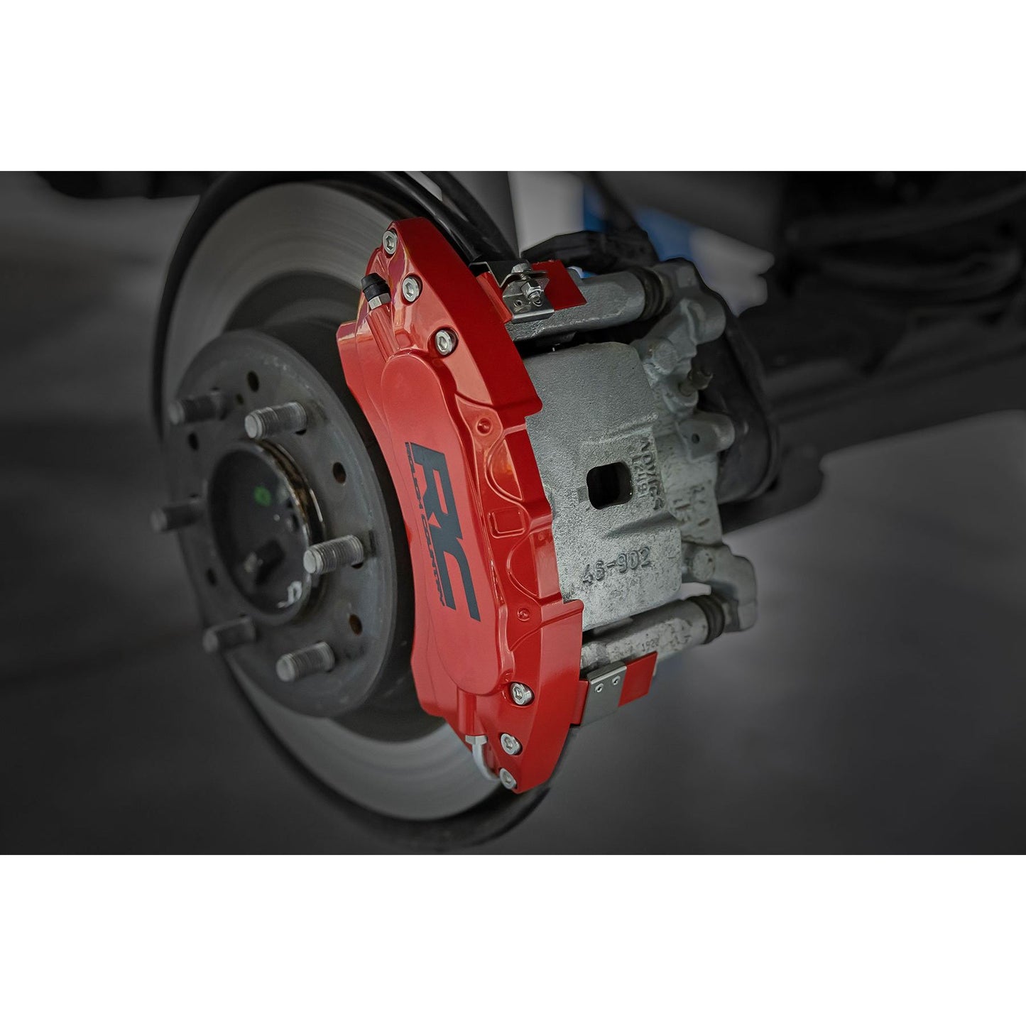 ROUGH COUNTRY Caliper Covers | Front and Rear | Red | Toyota Tundra 2WD/4WD (2022-2025) | 71152