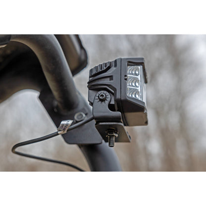 ROUGH COUNTRY LED Light Kit | Rear Mount | 2" Black Pair | Flood | Kawasaki Teryx 4 1000/Teryx4 800  | 94007