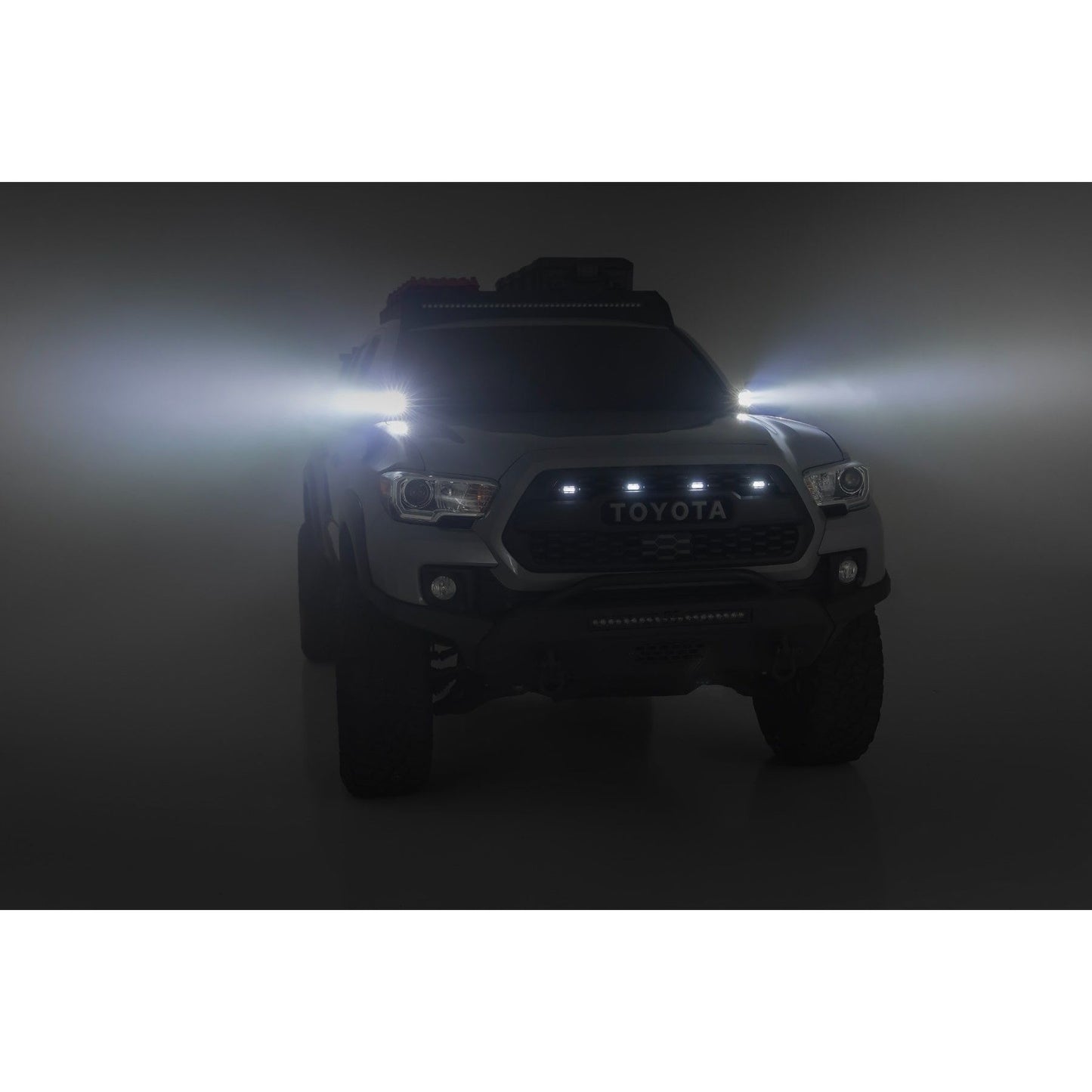 ROUGH COUNTRY LED Light Kit | Ditch Mount |  3" OSRAM | Wide | Toyota Tacoma 2WD/4WD (16-23) | 71084