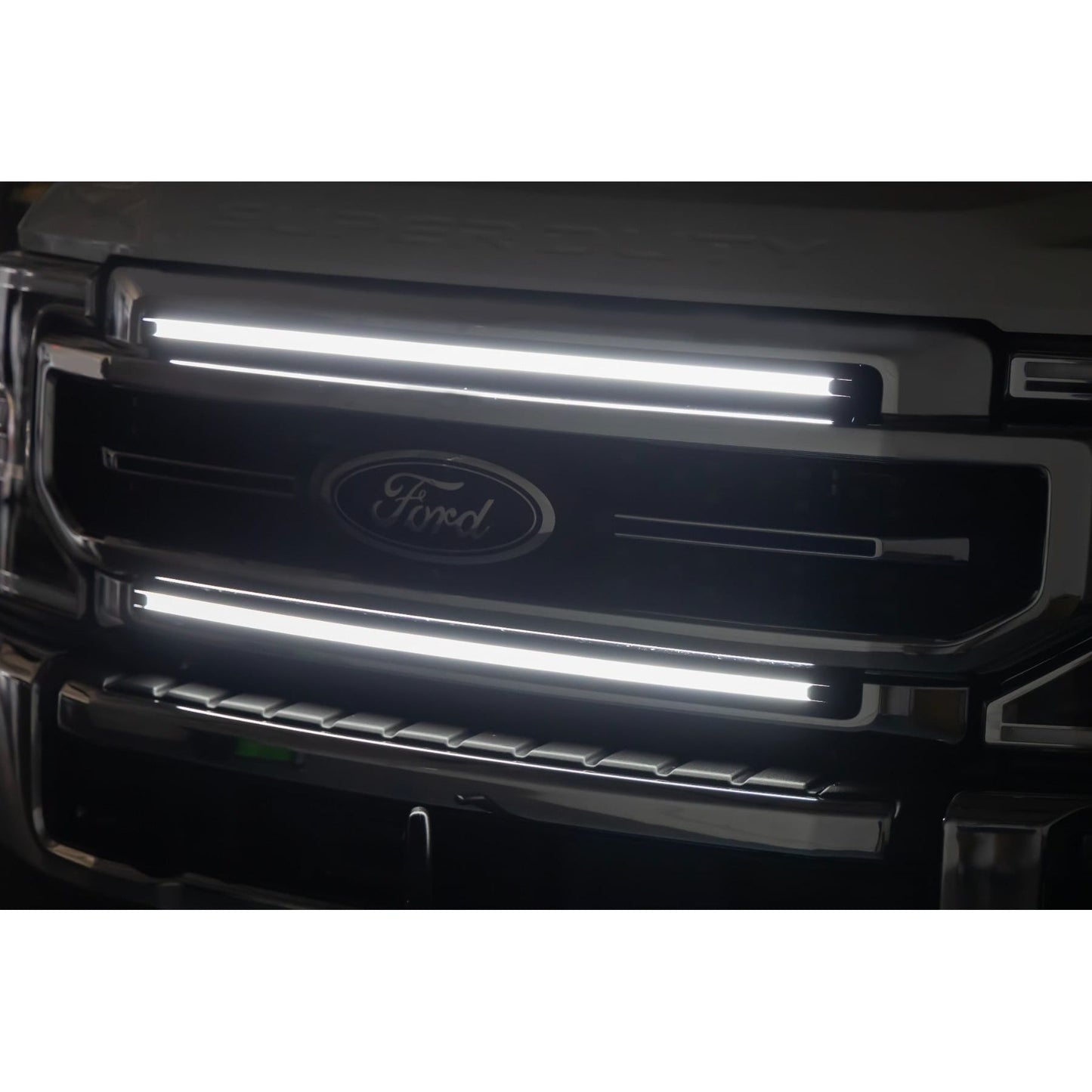 ROUGH COUNTRY | LED Light Kit  Grille Mount  30 Inch DRL  Ford F-250/F-350 Super Duty (17-22) | 70990A