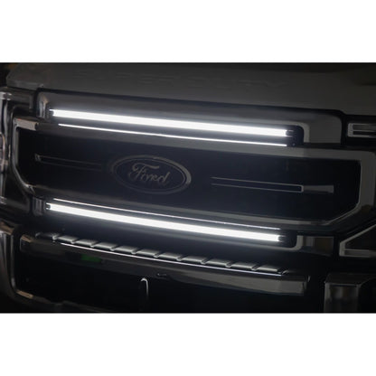 ROUGH COUNTRY | LED Light Kit  Grille Mount  30 Inch DRL  Ford F-250/F-350 Super Duty (17-22) | 70990A