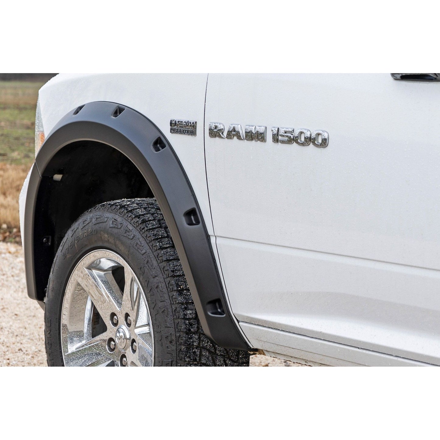 ROUGH COUNTRY Pocket Fender Flares | PBJ Hydro Blue | Ram 1500 2WD/4WD (2009-2018 & Classic) | F-D10911B-PBJ