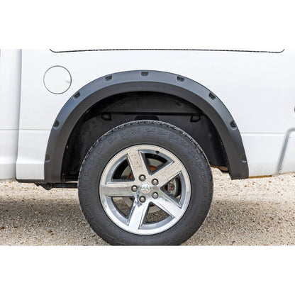 ROUGH COUNTRY Pocket Fender Flares | PAR Maximum Steel | Ram 1500 2WD/4WD (2009-2018 & Classic) | F-D10911B-PAR
