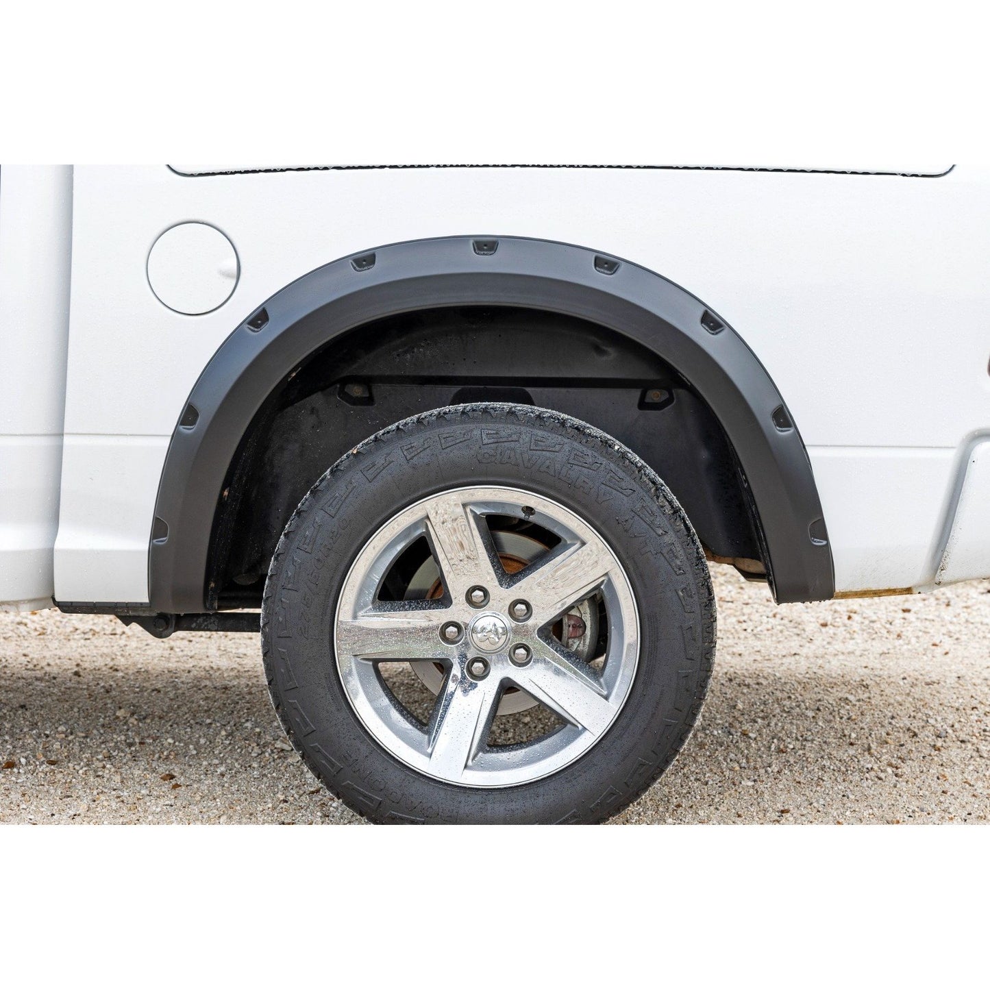 ROUGH COUNTRY Pocket Fender Flares | PXJ Diamond Black | Ram 1500 2WD/4WD (2009-2018 & Classic) | F-D10911B-PXJ