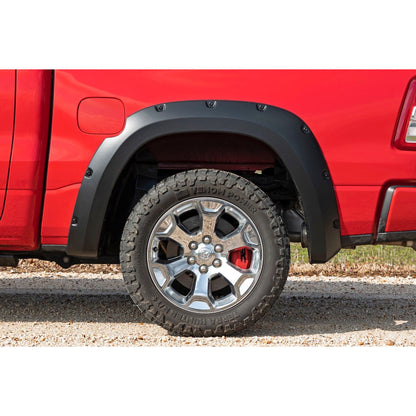 ROUGH COUNTRY Caliper Covers | Front and Rear | Red | Ram 1500 2WD/4WD (2019-2025) | 71148A