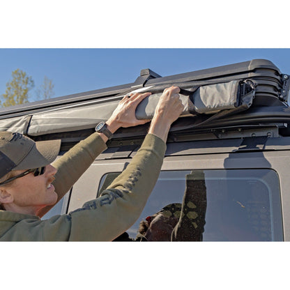ROUGH COUNTRY Retractable Roof Rack Awning | 6'6" x 9'8" (Fits Trucks & SUVs) | 99081