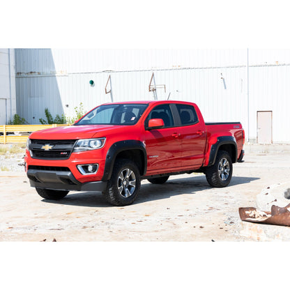 ROUGH COUNTRY Pocket Fender Flares | GBA Gloss Black | Chevy Colorado 2WD/4WD (2015-2022) | F-C11511A-GBA