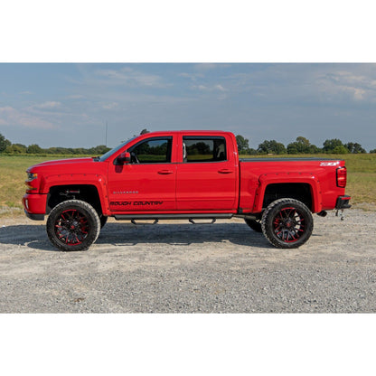 ROUGH COUNTRY Side Window Deflectors | In Channel Rain Guard | Chevy/GMC 1500/2500HD/3500HD 2WD/4WD | 811419