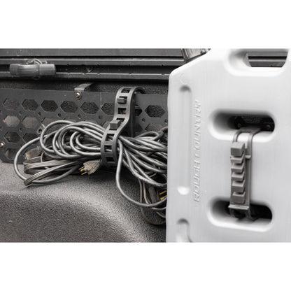 ROUGH COUNTRY Rubber Molle Panel Clamp Kit | Universal | Up to 15" | 2-Clamp Sets | 99066