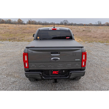 ROUGH COUNTRY Soft Roll Up Bed Cover | 5' Bed | Ford Ranger 2WD/4WD (2019-2023) | 42219500