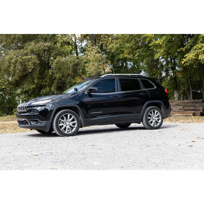 ROUGH COUNTRY LED Light Kit | Ditch Mount | 2" Black Pair | White DRL | Jeep Cherokee KL (14-21) | 70080