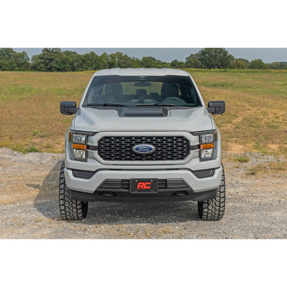 ROUGH COUNTRY | Hood Scoop  M7 Carbonized Gray  Ford F-150 2WD/4WD (2021-2026) | HS30010-M7