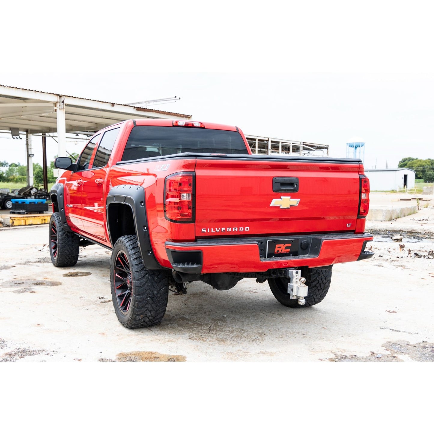 ROUGH COUNTRY Fender Flares | Defender l 5'9" Bed  | G1K Deep Ocean Blue | Chevy Silverado 1500 (14-18) | A-C11612-G1K