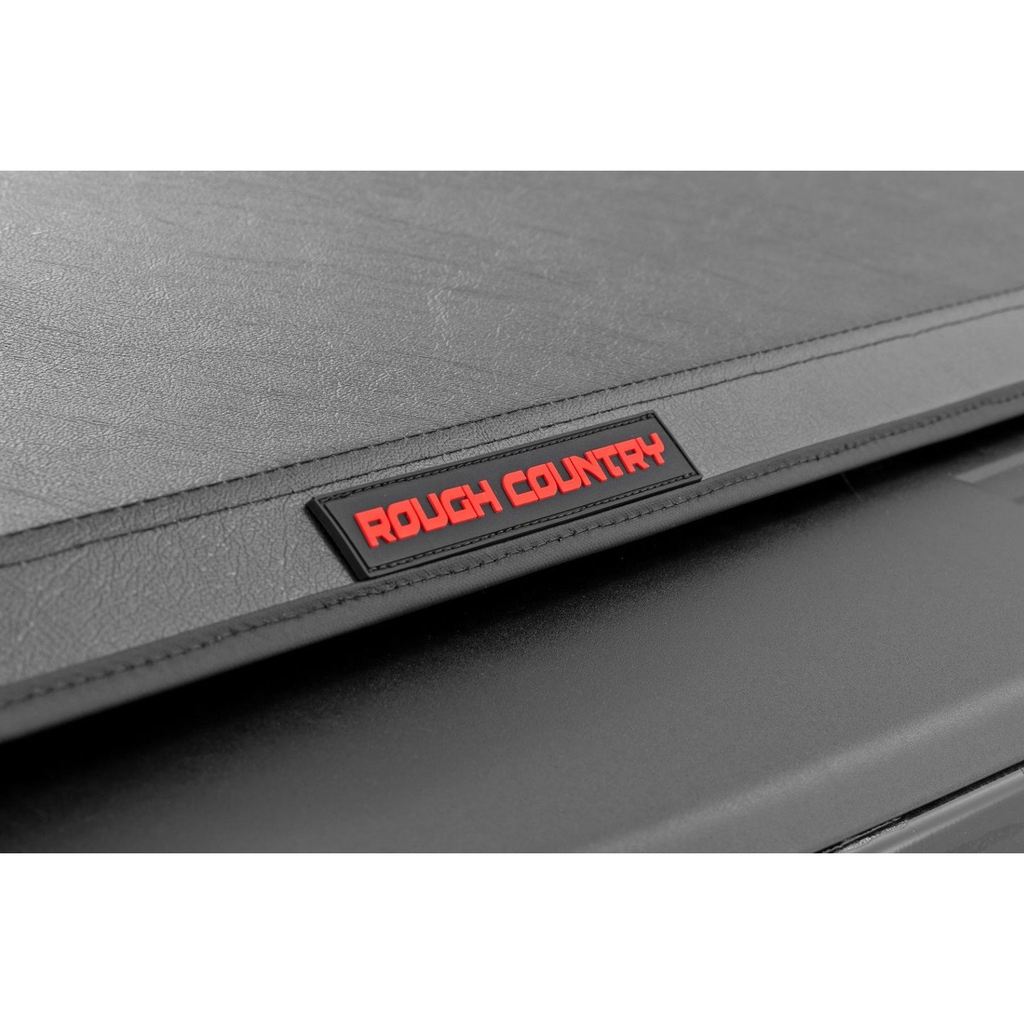 ROUGH COUNTRY Soft Tri-Fold Bed Cover | 5'7" Bed | Nissan Titan 2WD/4WD (2017-2024) | 41816555A