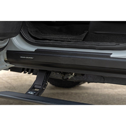 ROUGH COUNTRY Trail Cladding | Rocker Sill Plates | Ford F-150 2WD/4WD (2021-2025) | TC13023