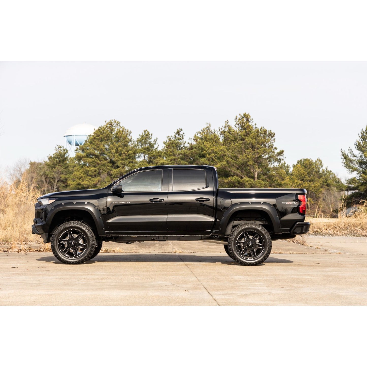 ROUGH COUNTRY | Pocket Fender Flares  GAE Snowdrift  Chevy Colorado 2WD/4WD (2023-2026) | F-C12311-GAE