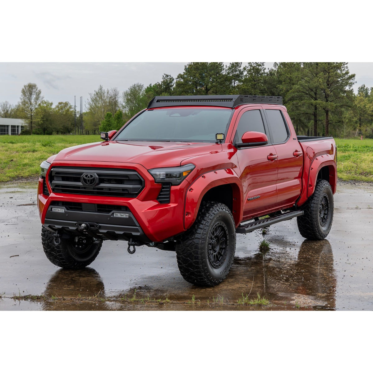 ROUGH COUNTRY RCS41013A 41013A BA2 Running Boards Side Toyota Tacoma 24-26