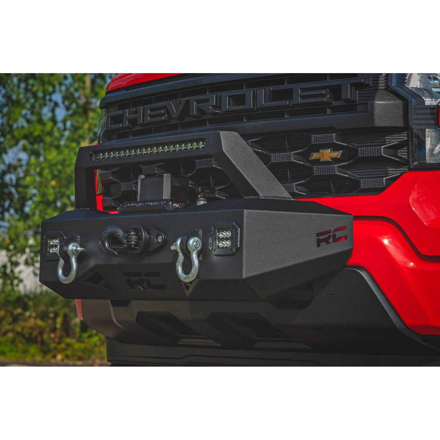 ROUGH COUNTRY EXO Winch Mount Kit | Chevy Silverado 1500 2WD/4WD (2019-2026) | 10814