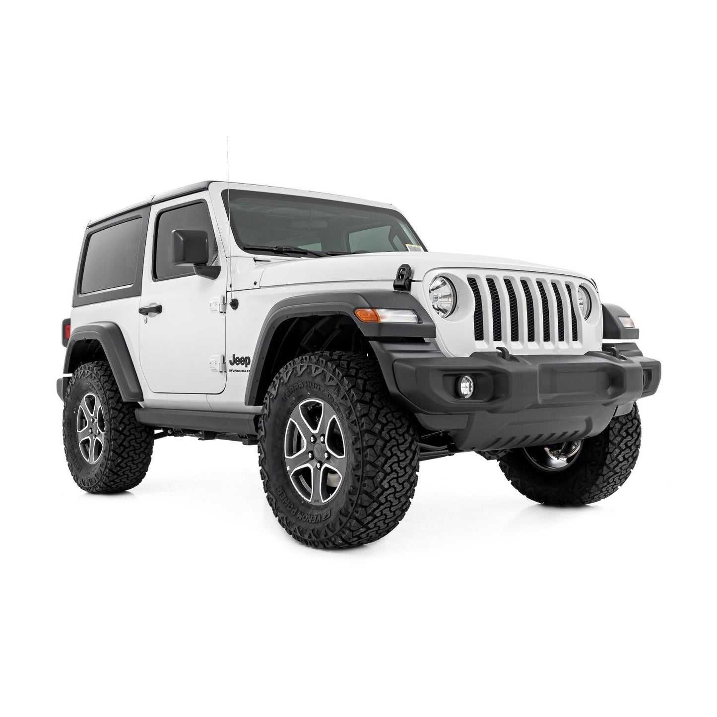 ROUGH COUNTRY Power Running Boards | Dual Electric Motor | 2 Door | Jeep Wrangler JL (18-25) | PSR61030